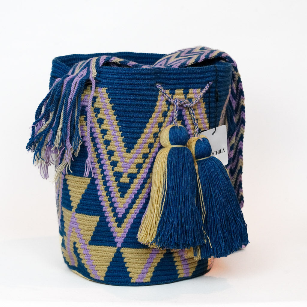 Large Crossbody Bag Tribal Bloom