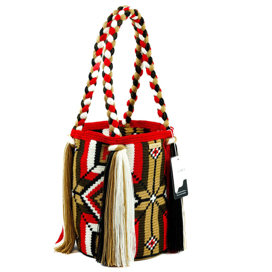 Colorful Wayuu bag patterns