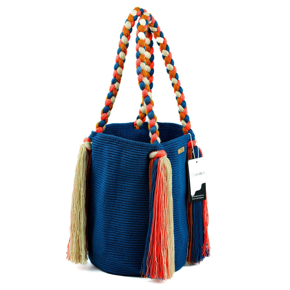 Large Tote Bag Dark Blue - Mochila