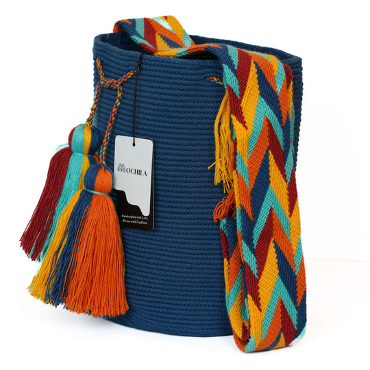 Colorful Wayuu bag patterns