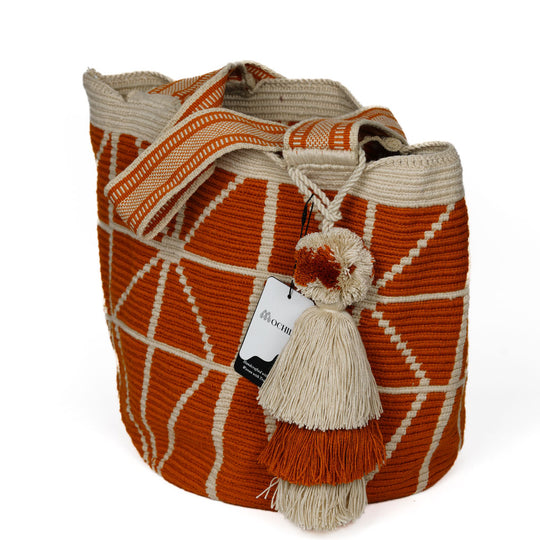 Colorful Wayuu bag patterns