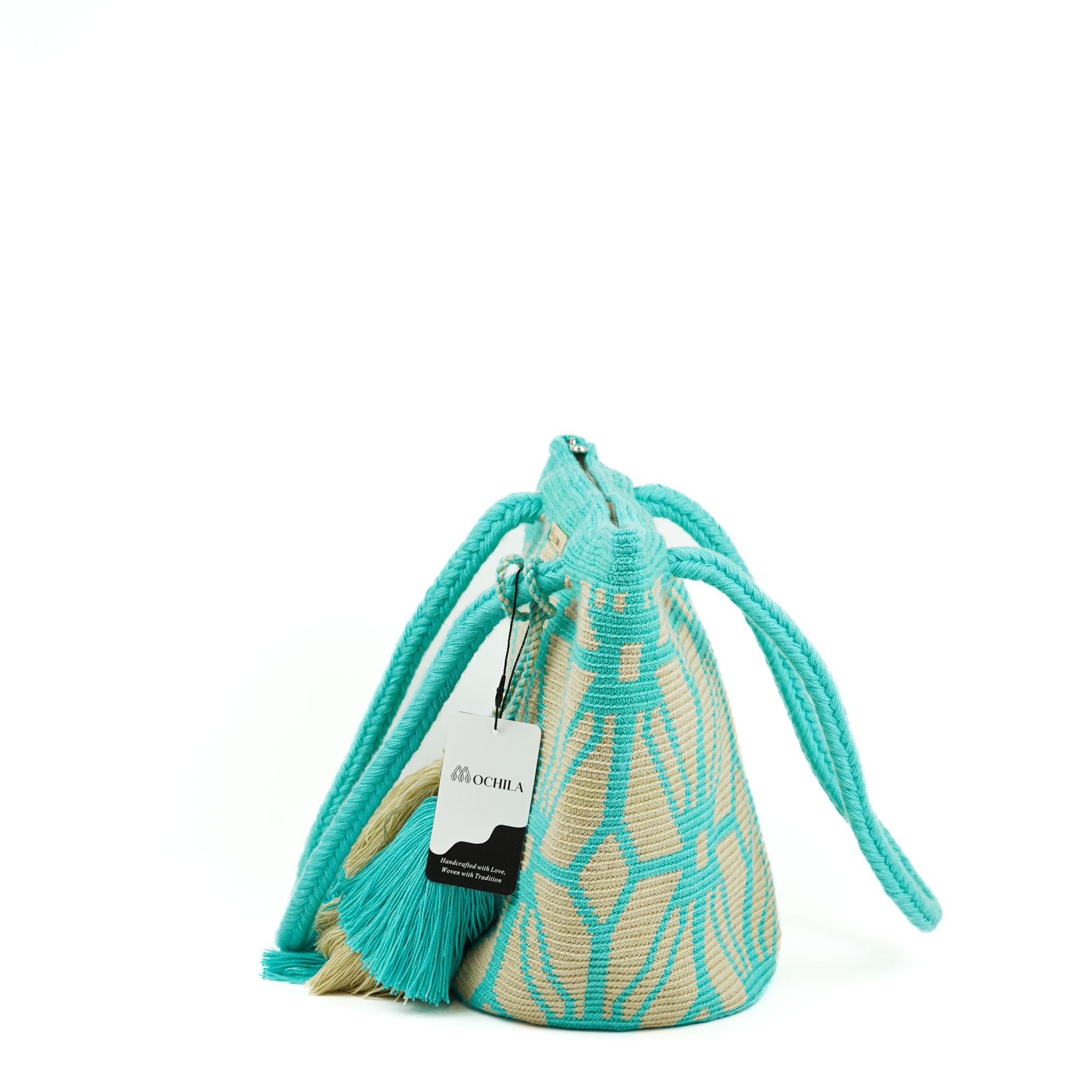 Large Tote Bag Aqua Marine - Mochila