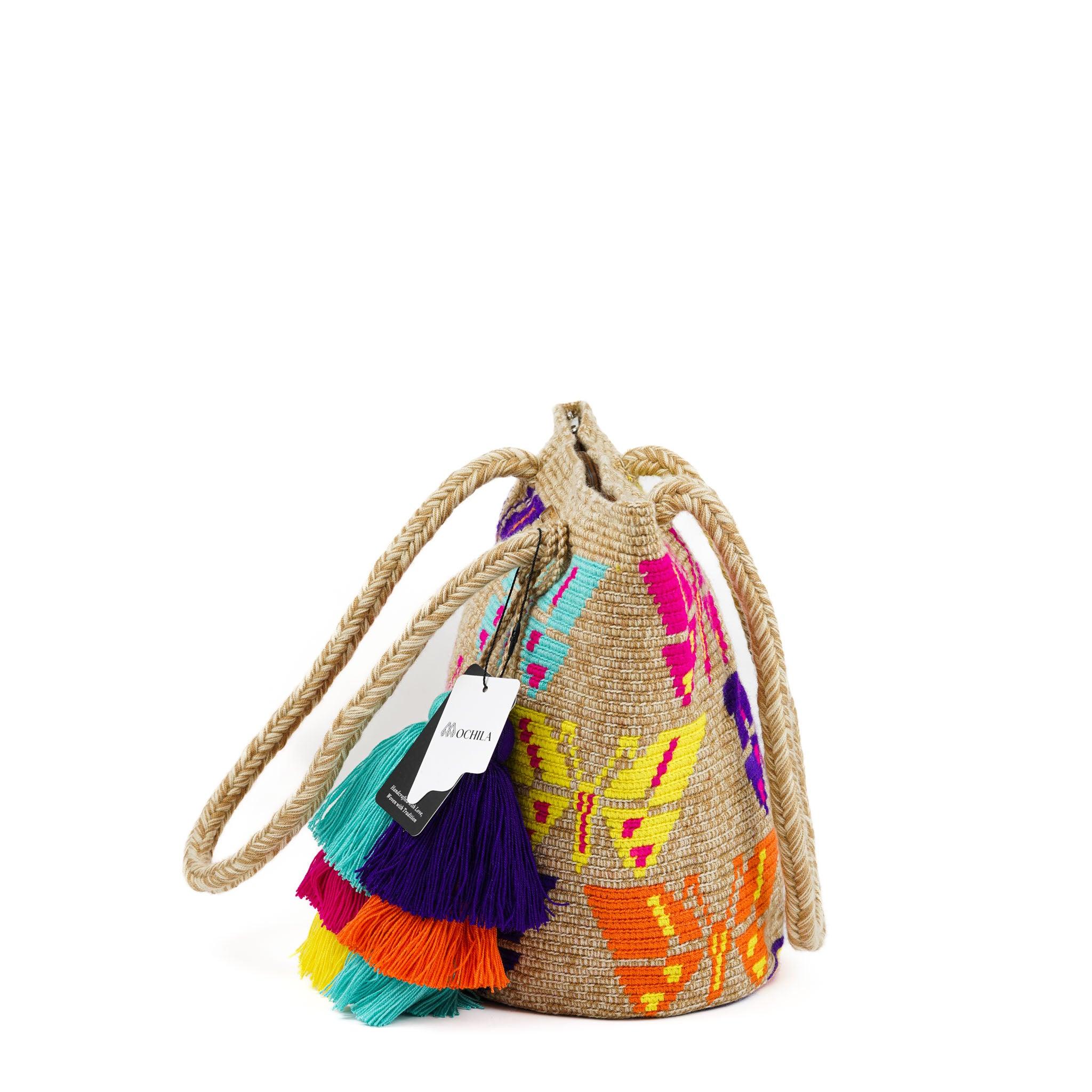 Large Tote Bag Butterflies - Mochila
