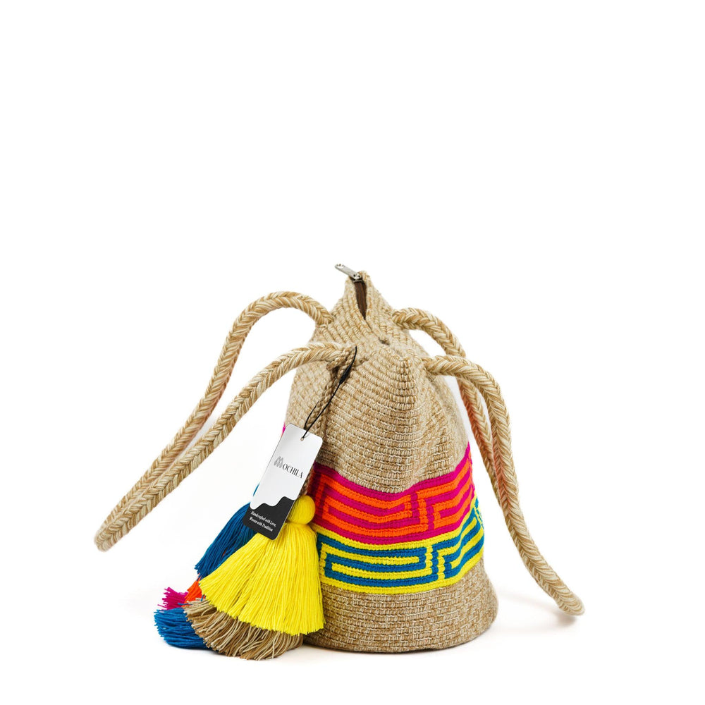 Large Tote Bag Beige - Mochila