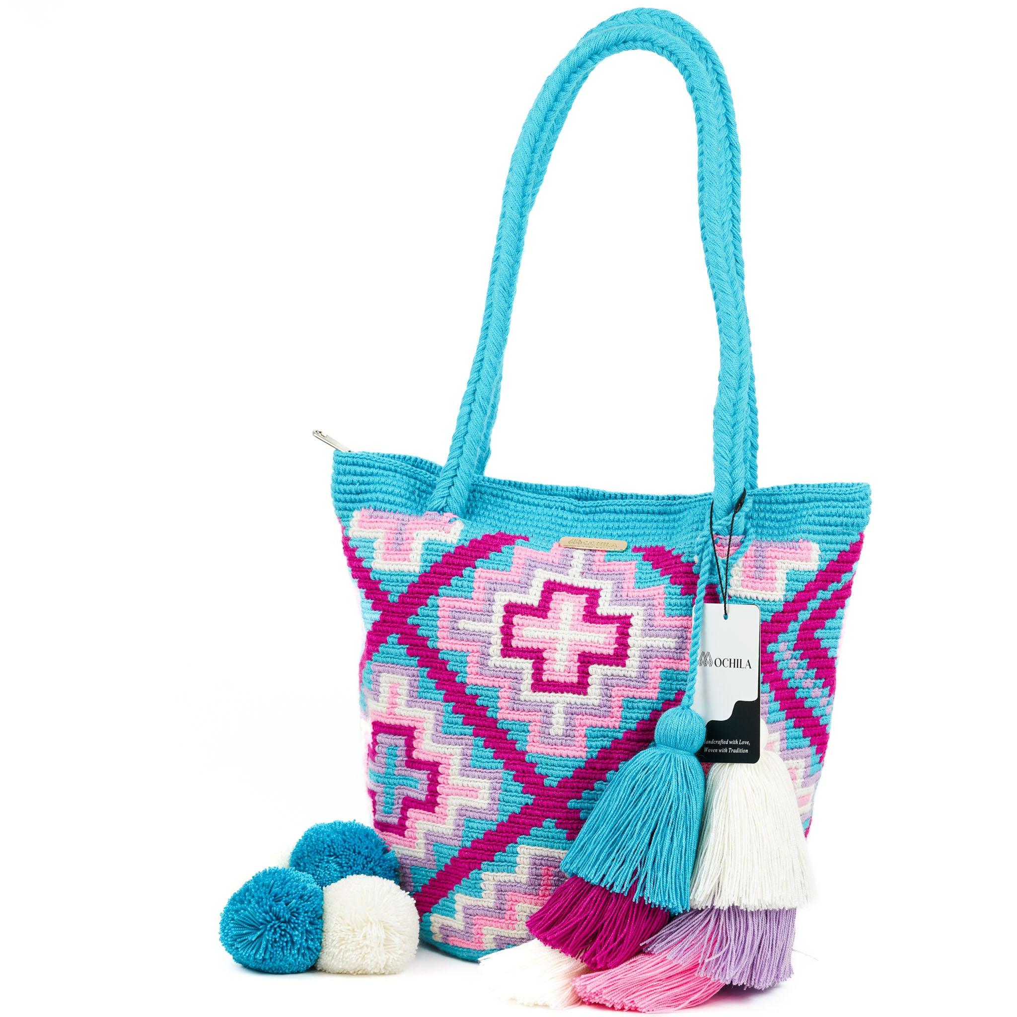 Large Tote Bag Light Blue - Mochila