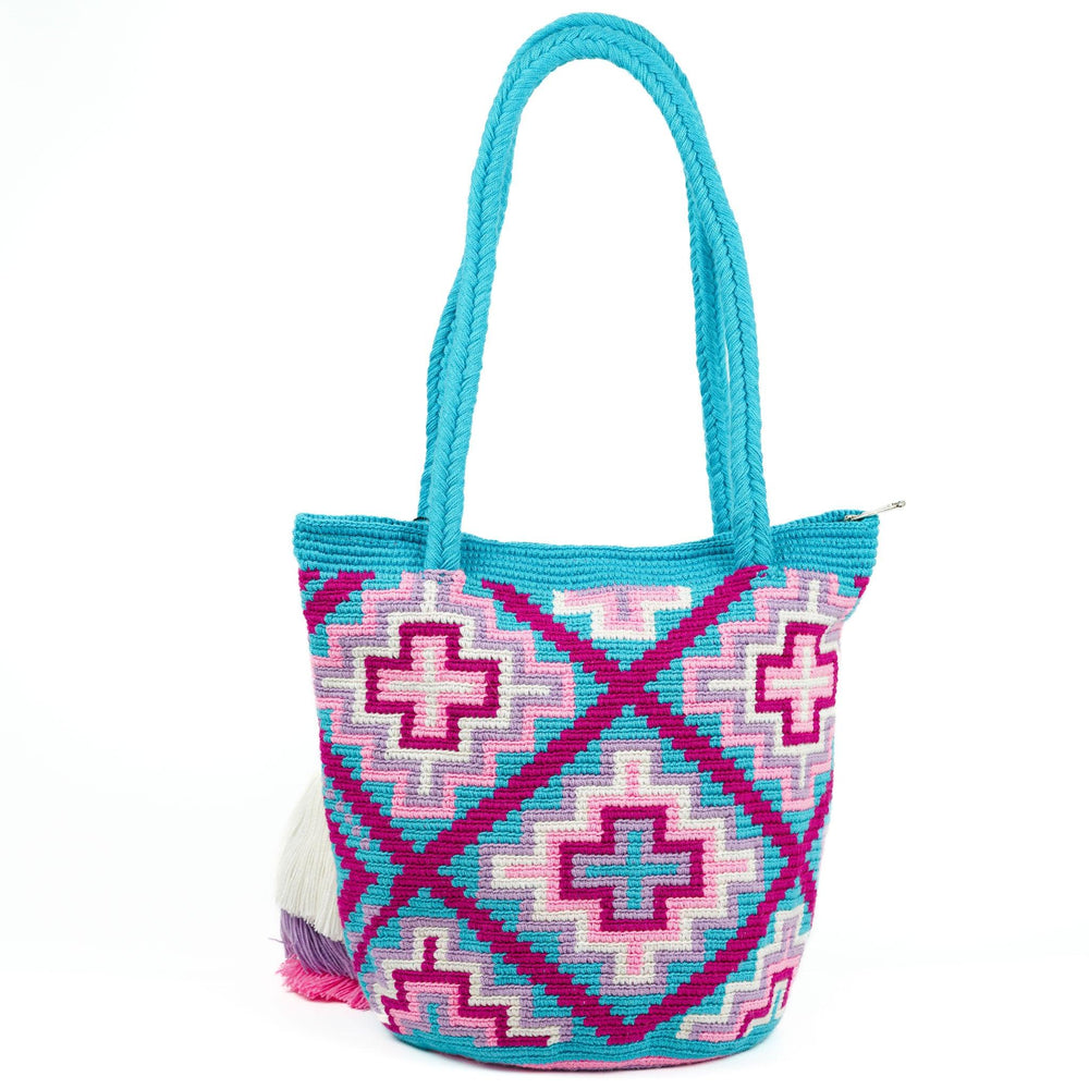 Large Tote Bag Light Blue - Mochila