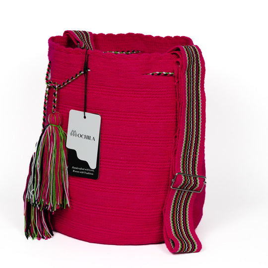 Colorful Wayuu bag patterns