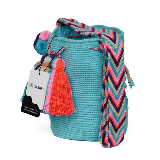 Colorful Wayuu bag patterns