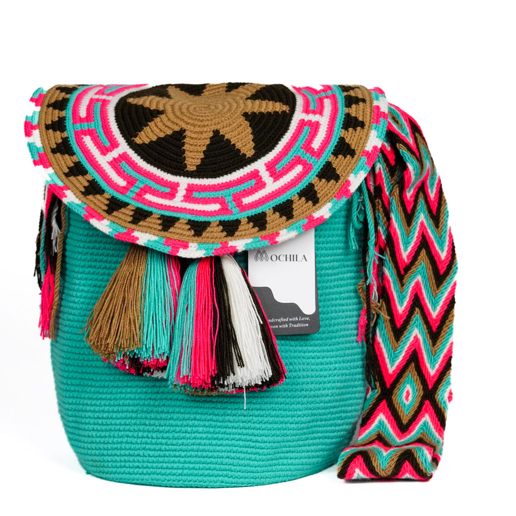 Actual front product photograph of Large Crossbody Bag Aru